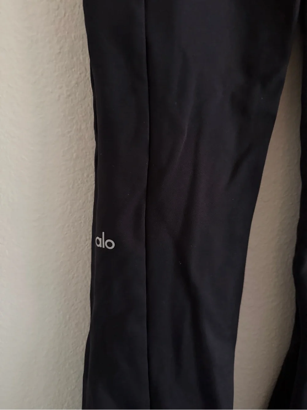 Alo Yoga Zip It Flare Legging Pant Black High Rise Sculpting